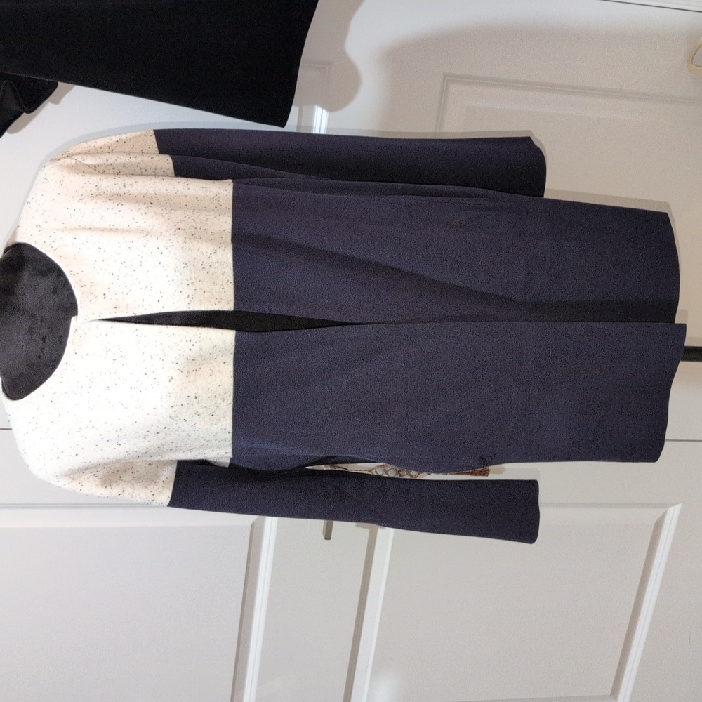 NWOT Ann Taylor Blue And White Sweater Cardigan